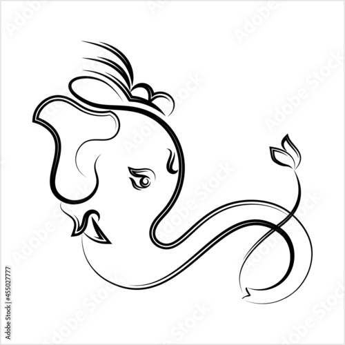 Ganesha Pen Ink Style M_2109022