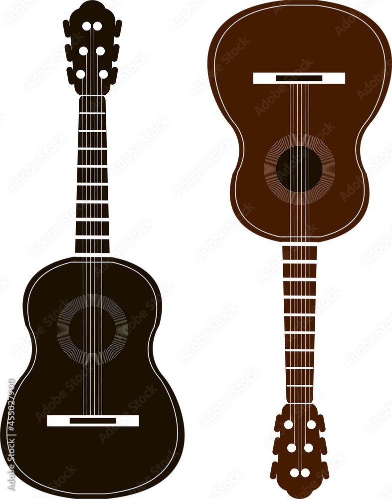 Naklejka premium Guitar