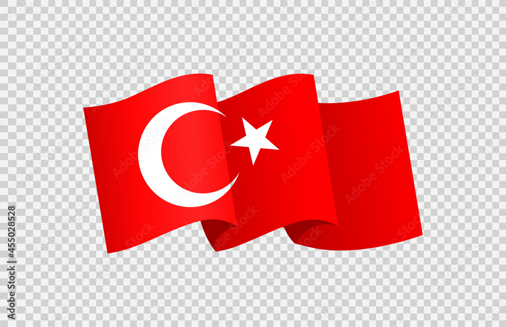 Waving flag of Turkey isolated on png or transparent background,Symbol of Turkey,template for banner,card,advertising ,promote, vector illustration top gold medal sport winner country Waving flag of Turkey isolated on png or transparent background,Symbol of Turkey,template for banner,card,advertising ,promote, vector illustration top gold medal sport winner country