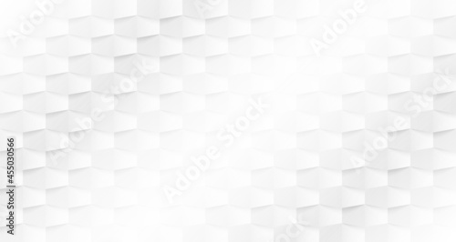 Abstract. geometric shape white background. light and shadow .Vector.