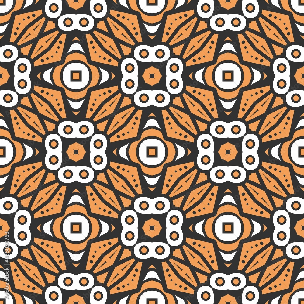 Luxury seamless ornament. Abstract pattern shape design ready for print