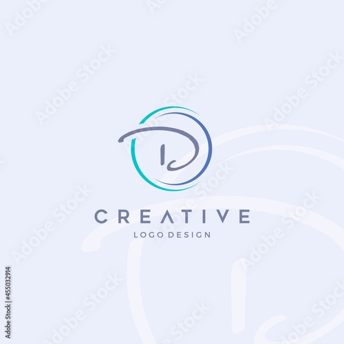 Logo initial monogram letter 