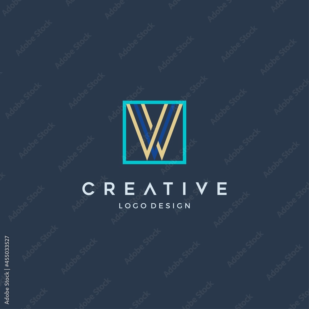 Logo initial monogram letter Logo initial monogram letter