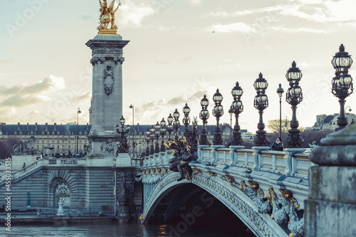 Bridge Pont Alexandre III, Paris, Europe
