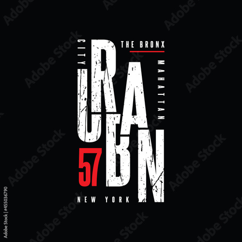 Vector illustration of letter graphic, New york urban city, perfect for designing t-shirts, shirts, hoodies etc.
