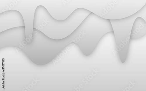 Abstract topographic background. 3D papercut layers. Abstract paper cut art background design for website template. Vector illustration