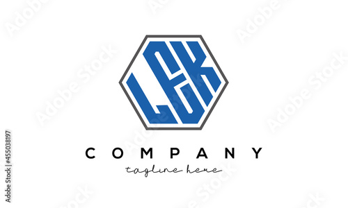letters LEK creative polygon logo victor template	