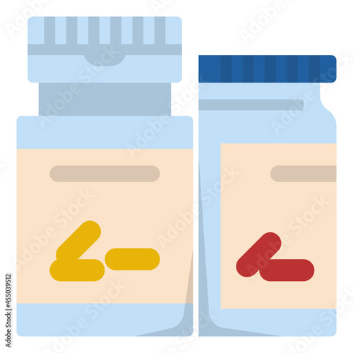 vitamins flat icon