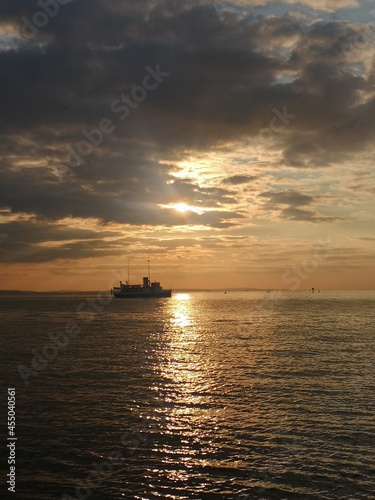 sunset over the sea © Christian
