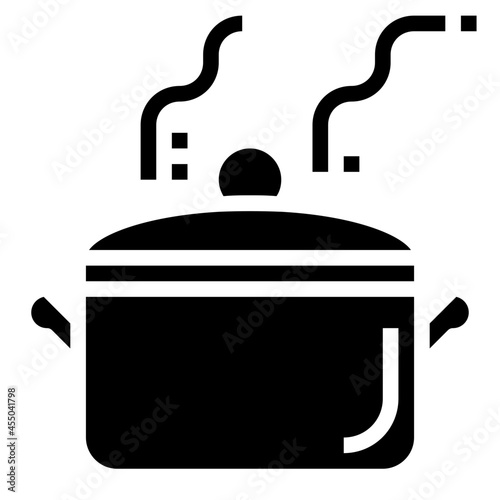pot glyph icon