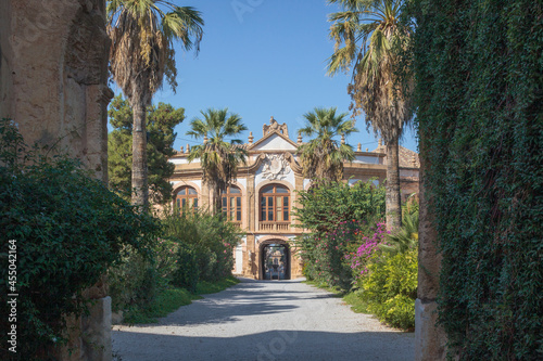 Bagheria, Sicilia. Facciata con ingresso di Villa Palagonia 