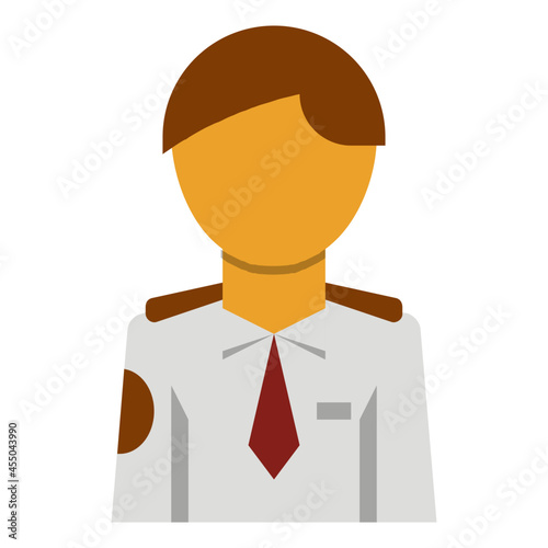 customs flat icon