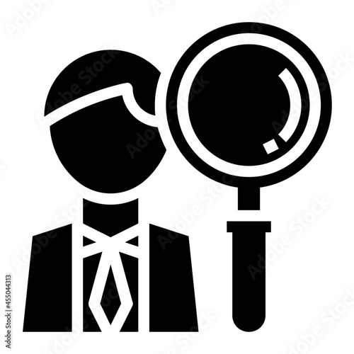 inspector glyph icon