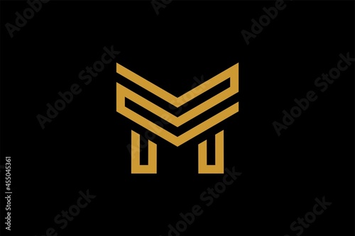 Letter M logo design vector. Real estate logo for your business.
