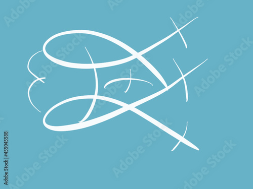 Religious fish or dove illustration - Marriage, spouse, two halves are one whole