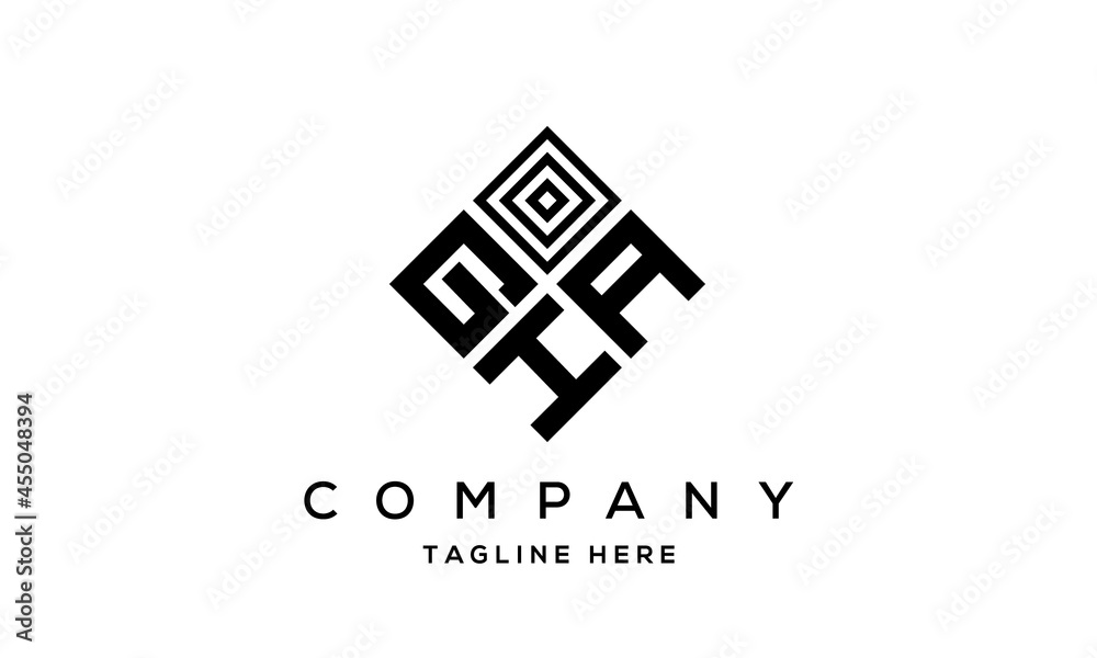 GAH square three latter logo vector GAH square three latter logo vector
