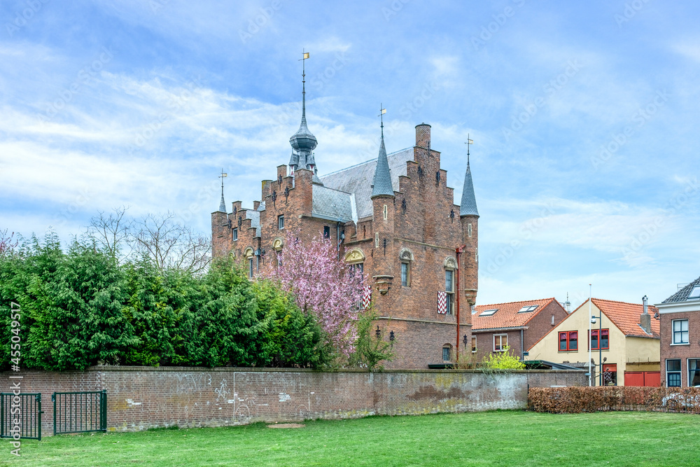 Fototapeta premium The City Castle in Zaltbommel, Gelderland Province, The Netherlands