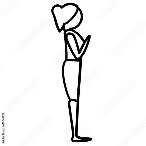 yoga pose  icon.