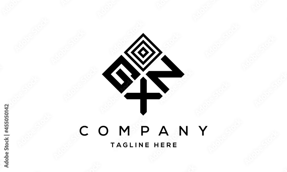 GNX square three latter logo vector GNX square three latter logo vector