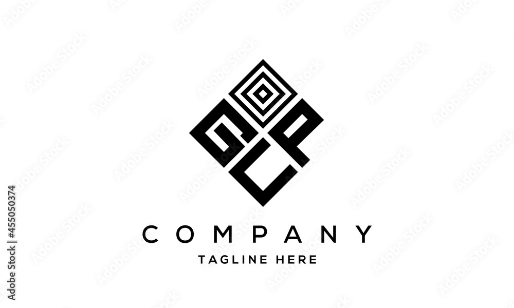 GPU square three latter logo vector GPU square three latter logo vector