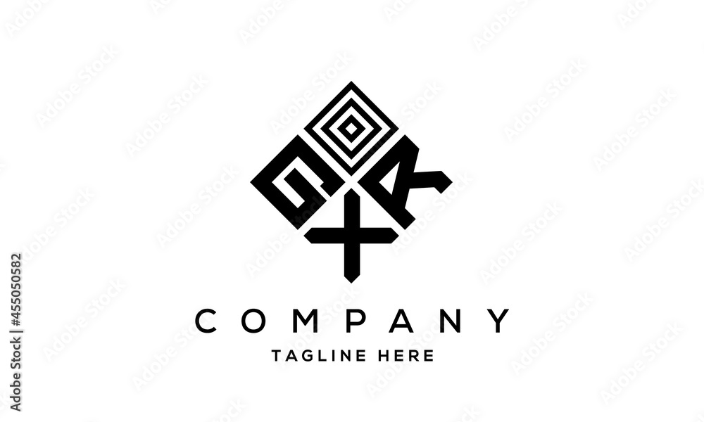 GRX square three latter logo vector GRX square three latter logo vector