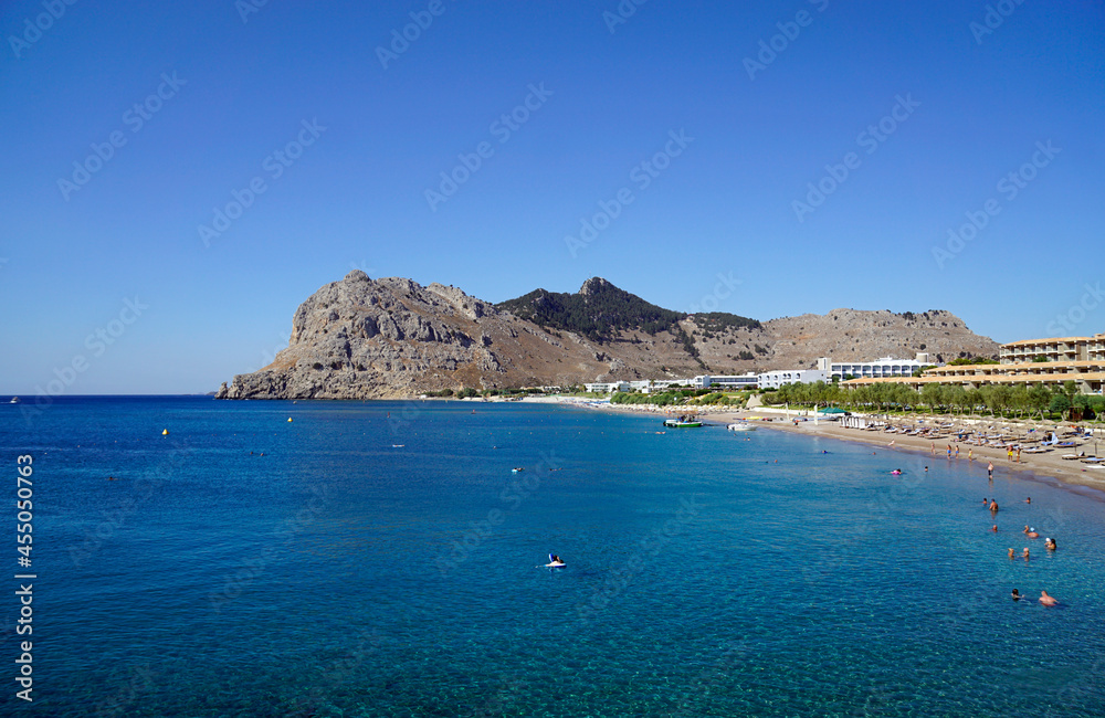 scenic kolymbia beach on rhodes island scenic kolymbia beach on rhodes island