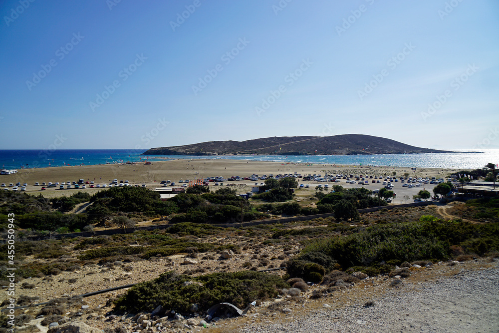 Paralia Prasonisous beach on rhodes island Paralia Prasonisous beach on rhodes island
