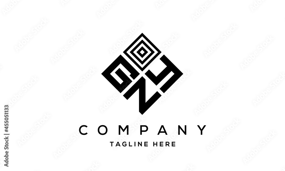 GYN square three latter logo vector GYN square three latter logo vector