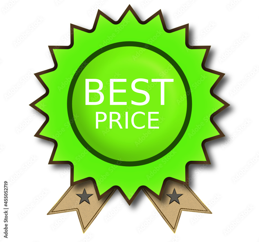 A Green Best Price Award Sticker A Green Best Price Award Sticker