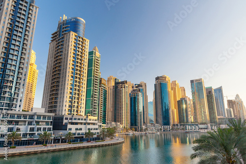 Dubai Marina in Dubai skyscrapers © xl1984