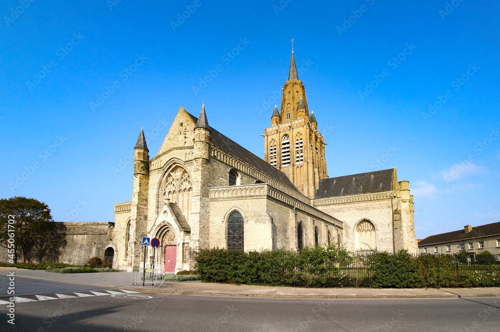 Calais - Église Notre-Dame de Calais / Hauts-de-France - France (Point de départ de La Via Francigena)