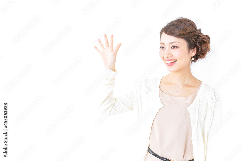 再会する女性 再会する女性