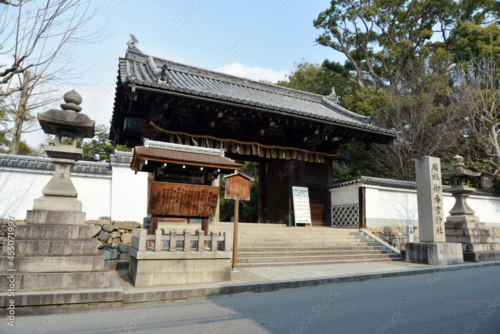 御幸宮神社 表門 京都市伏見区 御幸宮神社 表門 京都市伏見区