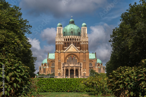 The National Basilica of the Sacred Heart is a Roman Catholic Minor Basilica and parish church in Brussels, Belgium