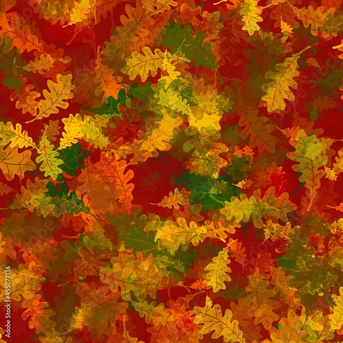 Bright colored background with autumn leaves. © Наталья Майшева