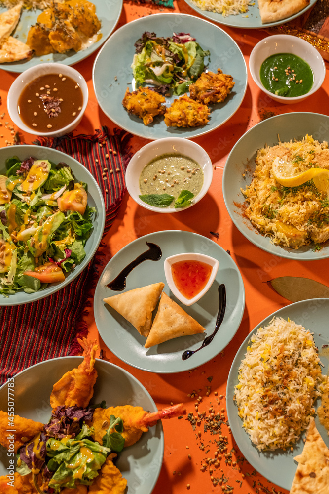 Indian food table