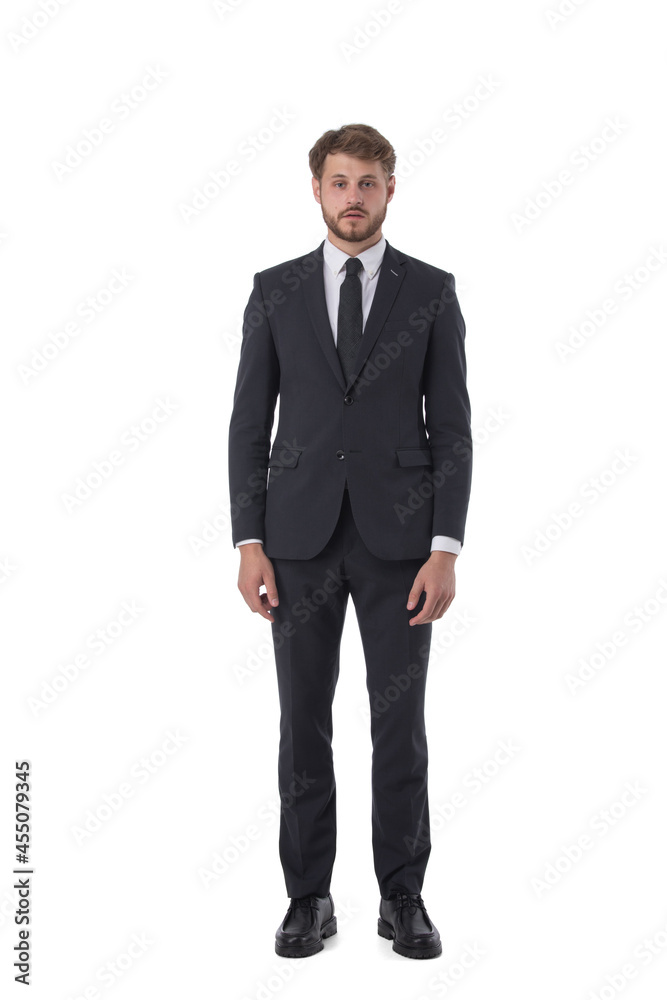 Full length portrait of businessman