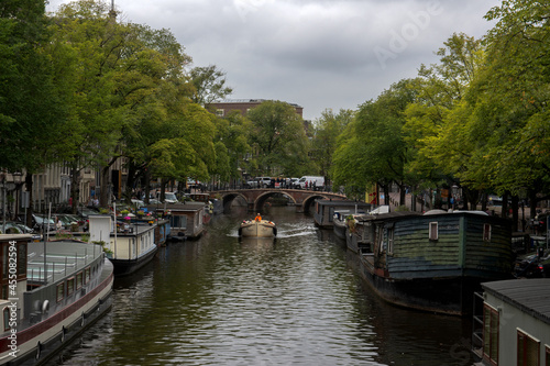 View From Bridge 75 At Amsterdam The Netherlands 2-9-2021