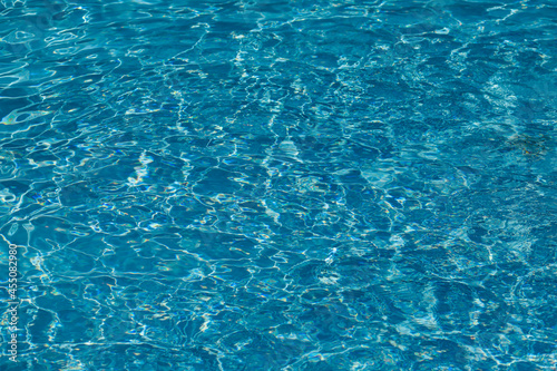 Wallpaper Mural Turquoise swimming pool water, viewed from above with slight ripples Torontodigital.ca
