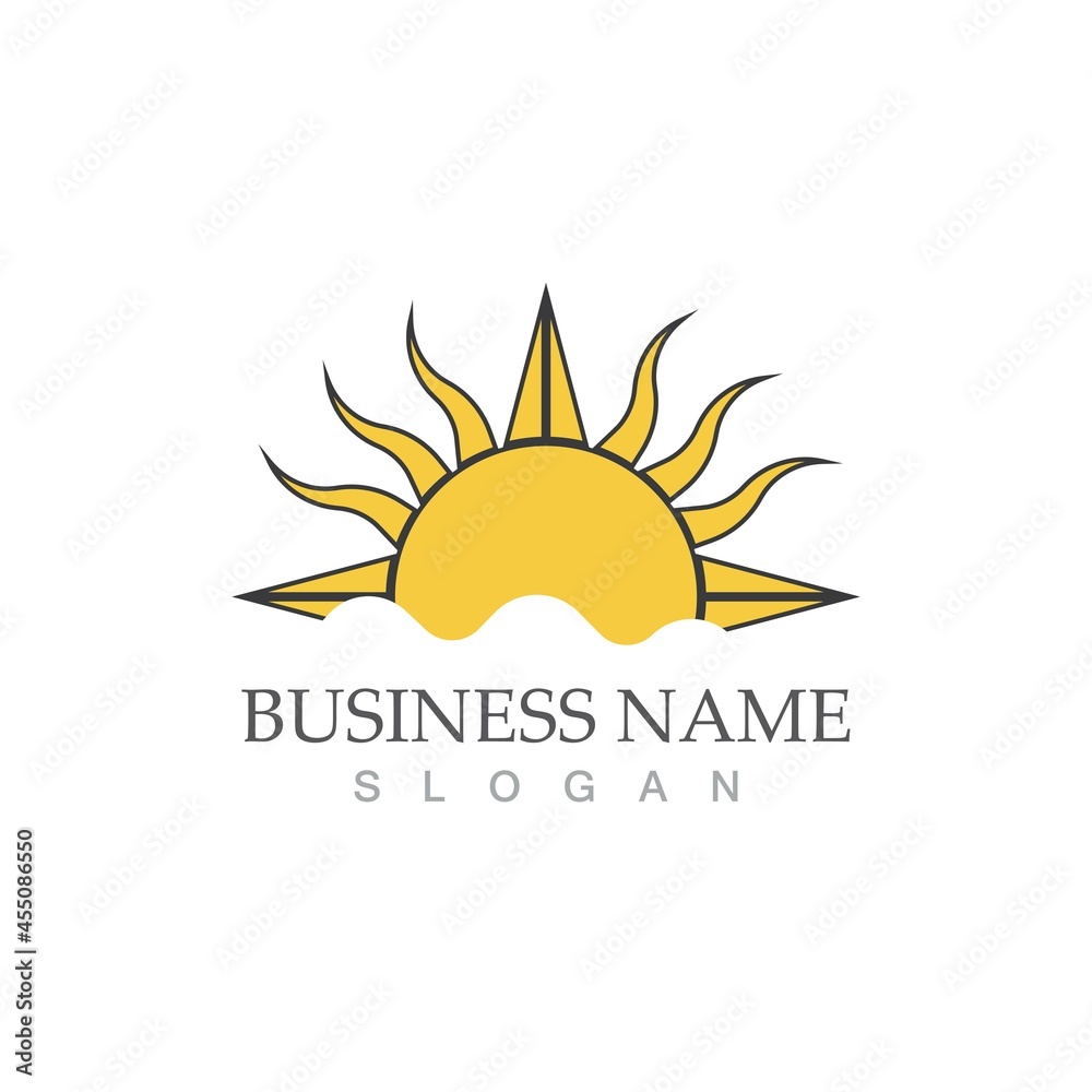 Sun Vector illustration Icon Sun Vector illustration Icon