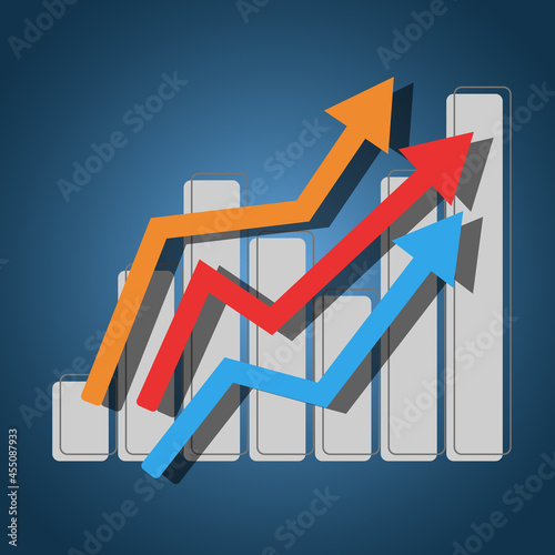 Business finance and investment growth concept icon