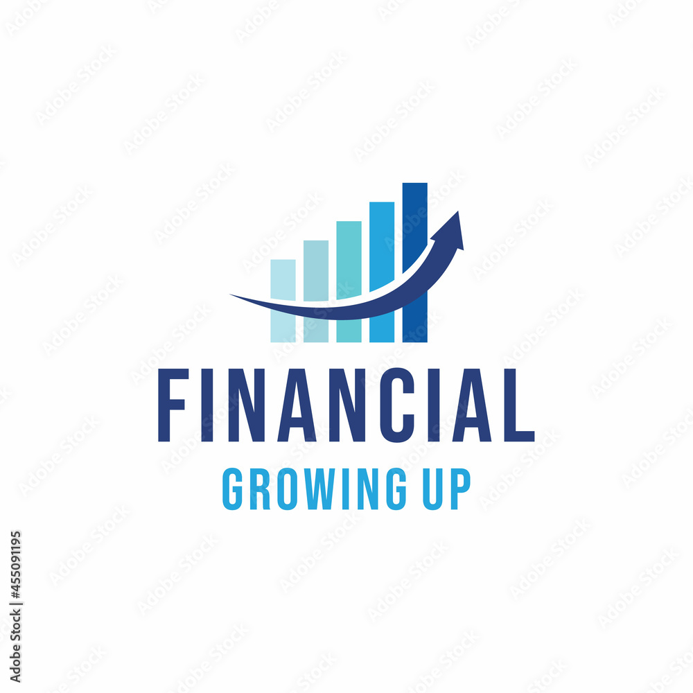 Financial growth Logo emblem Icon. investment finance Vector Modern Symbol. digital marketing App for Company and business Financial growth Logo emblem Icon. investment finance Vector Modern Symbol. digital marketing App for Company and business