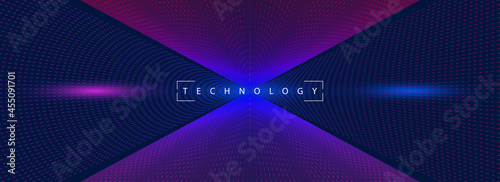 Artificial technology background with Digital Technology, deep learning and big data concepts. Abstract visuals for screen templates.