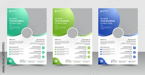 We are creative agency and corporate business flyer or brochure and poster, social media instagram post or web banner template