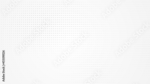 Dot white gray pattern gradient light texture background. Abstract  technology big data digital background. 3d rendering. © Papapig