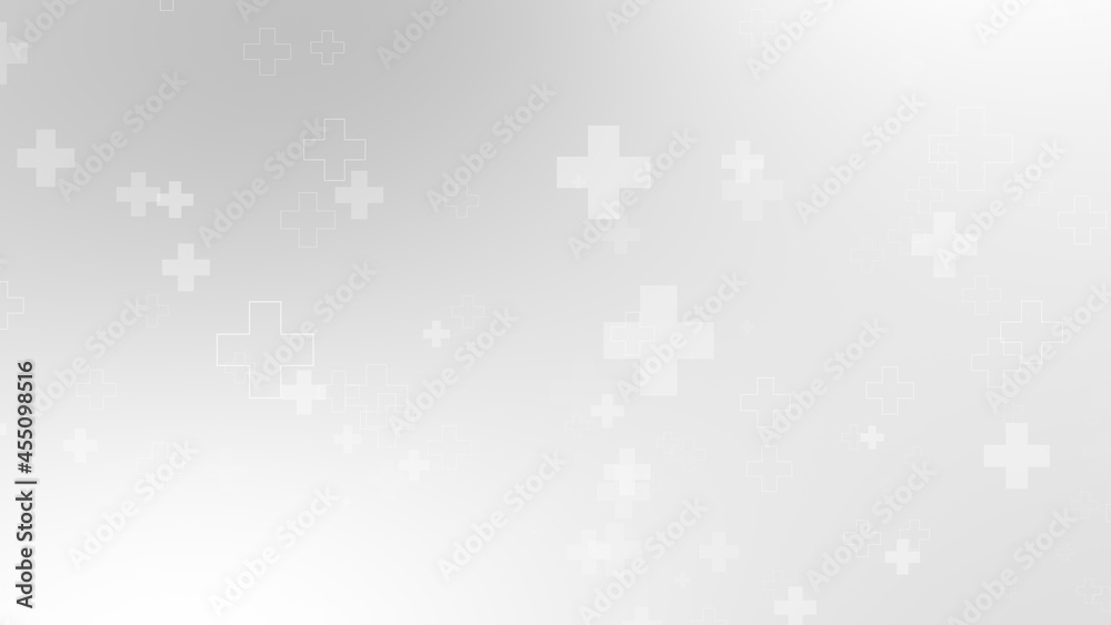 Abstract medical white gray cross pattern background. Abstract medical white gray cross pattern background.