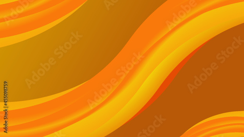 Bright orange background with yellow gradient to complement. modern design. Wallpapers. 3D