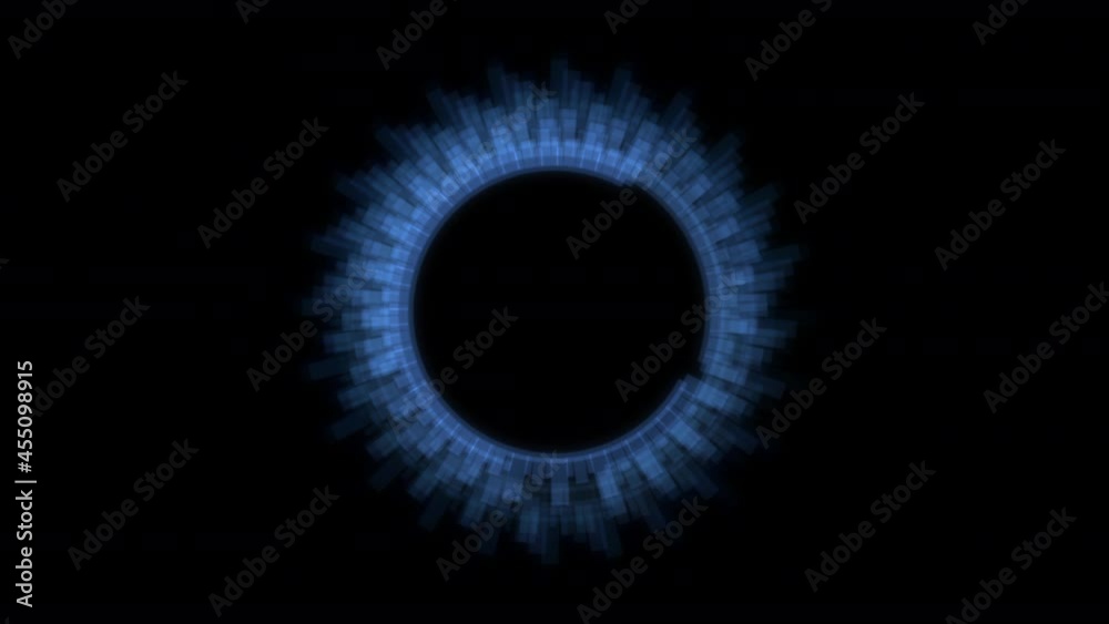 Arc Offset Tribal AReactive Bounce Blue VJ Loop Animation Arc Offset Tribal AReactive Bounce Blue VJ Loop Animation