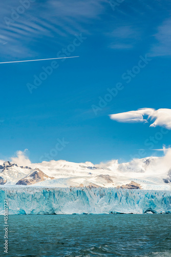 The Perito Moreno glacier is a glacier located in Los Glaciares National Park, in the province of Santa Cruz, Argentin