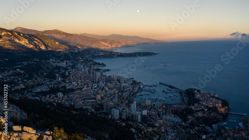 Principality of Monaco (Sunset)